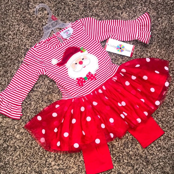 Other - ADORABLE! Christmas tutu dress and leggings | NWT!